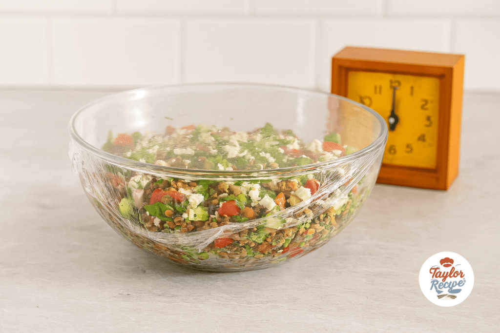 Let the Salad Rest for Flavors to Meld