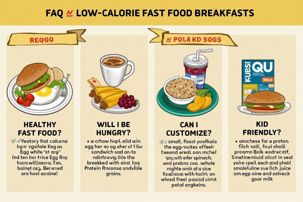 Infographic answering FAQs about choices.